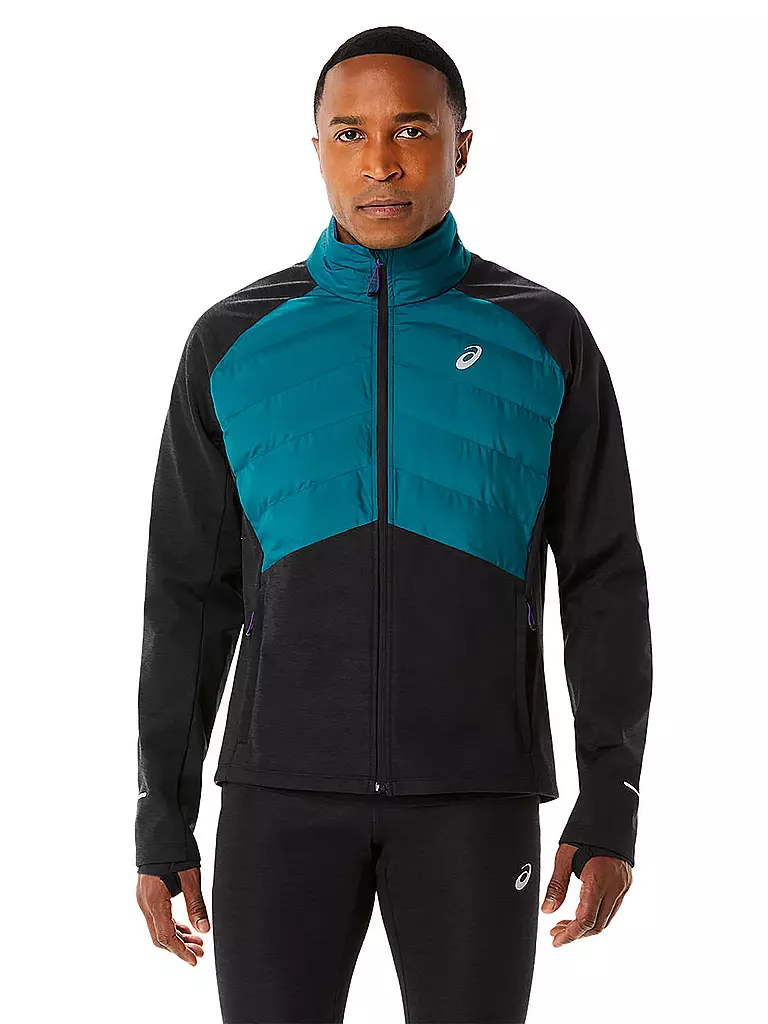 ASICS Herren Laufjacke Winter Run Jacket petrol